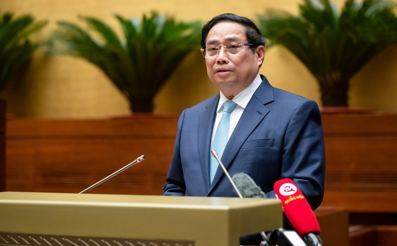 Prime Minister Pham Minh Chinh requested to focus on preventing and combating waste in the whole society in 2025. Photo: Pham Thang