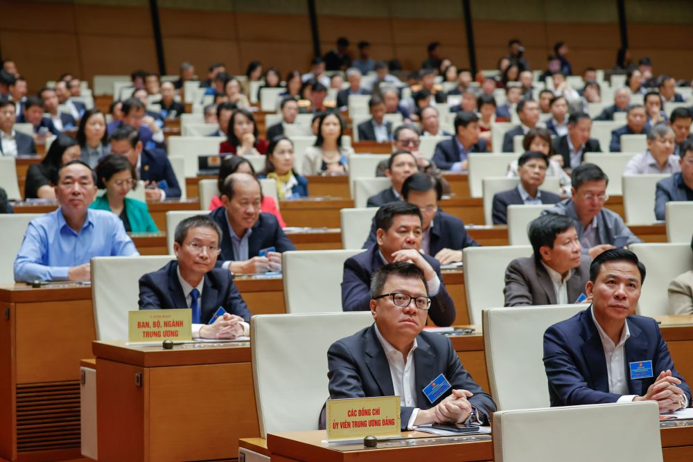 Delegates attending the National Dissemination Conference this morning (December 1). Photo: T.Vuong