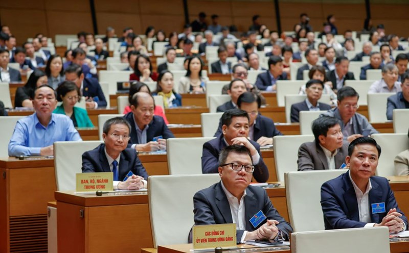 Delegates attending the National Dissemination Conference this morning (December 1). Photo: T.Vuong