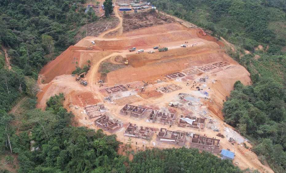 Ta Han resettlement project for H'Mong ethnic people. Photo: Thu Trang