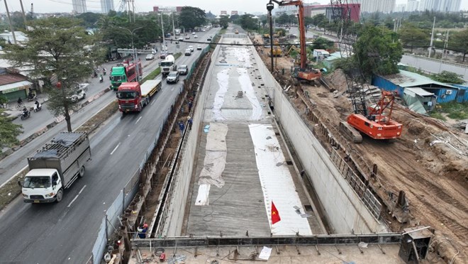 Toàn cảnh hầm chui hơn 800 tỉ đồng sẽ thông xe cuối tháng 12