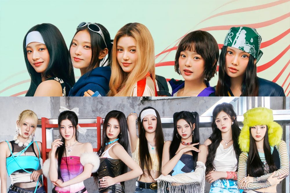 NewJeans and Baby Monster. Photo: AllKpop.