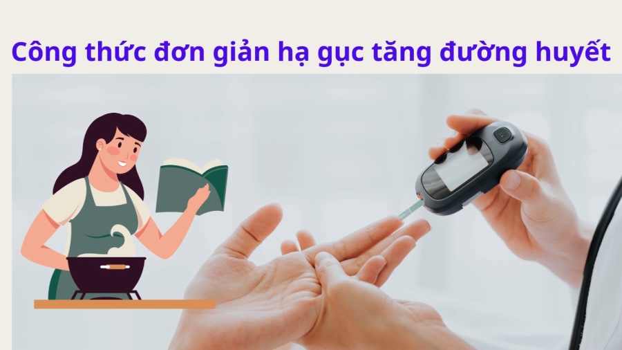 Simple formula to beat hyperglycemia. Graphics: Phuong Anh