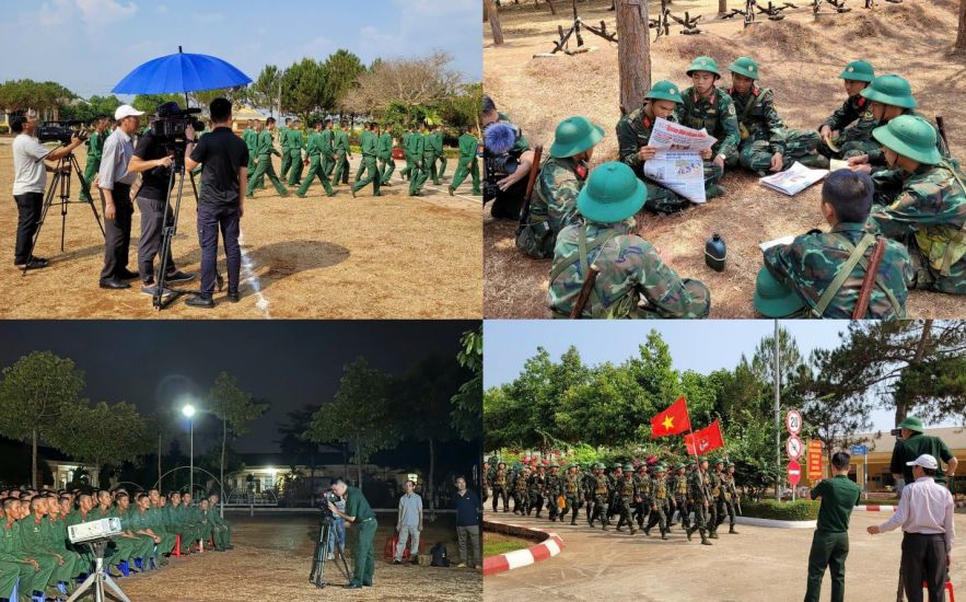 Image from the documentary “Marching under the military flag”. Photo: Provided by People's Army Cinema