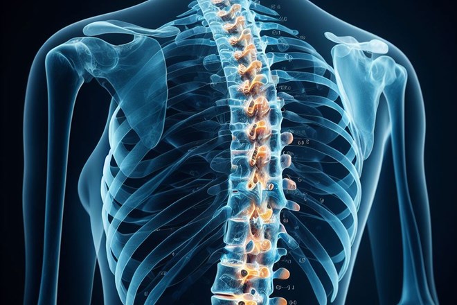 Standing in the wrong posture can cause sciatica and scoliosis. Photo - AI: Ngoc Thuy