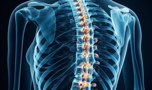 Đứng sai tư thế khiến bạn dễ bị đau thần kinh tọa và vẹo cột sống. Ảnh - AI: Ngọc Thùy