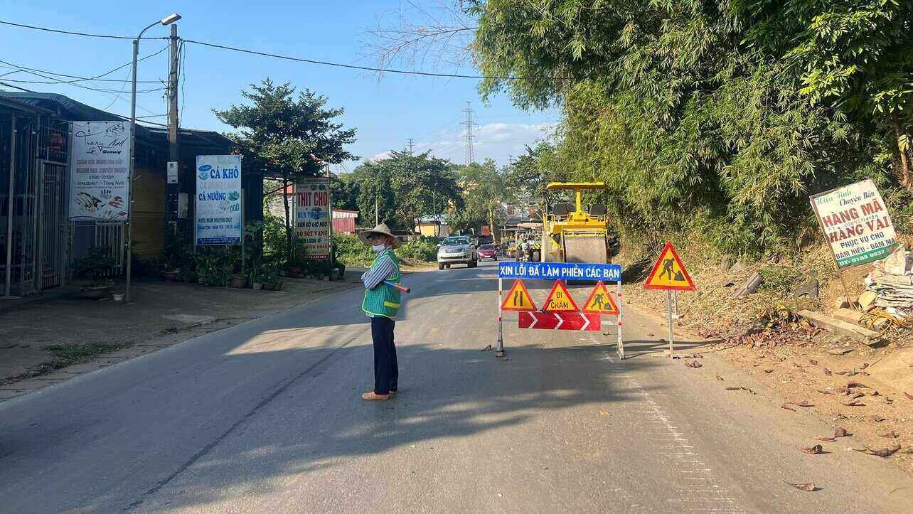 45 billion VND invested in repairing National Highway 12B through Hoa Binh province. Photo: Minh Nguyen