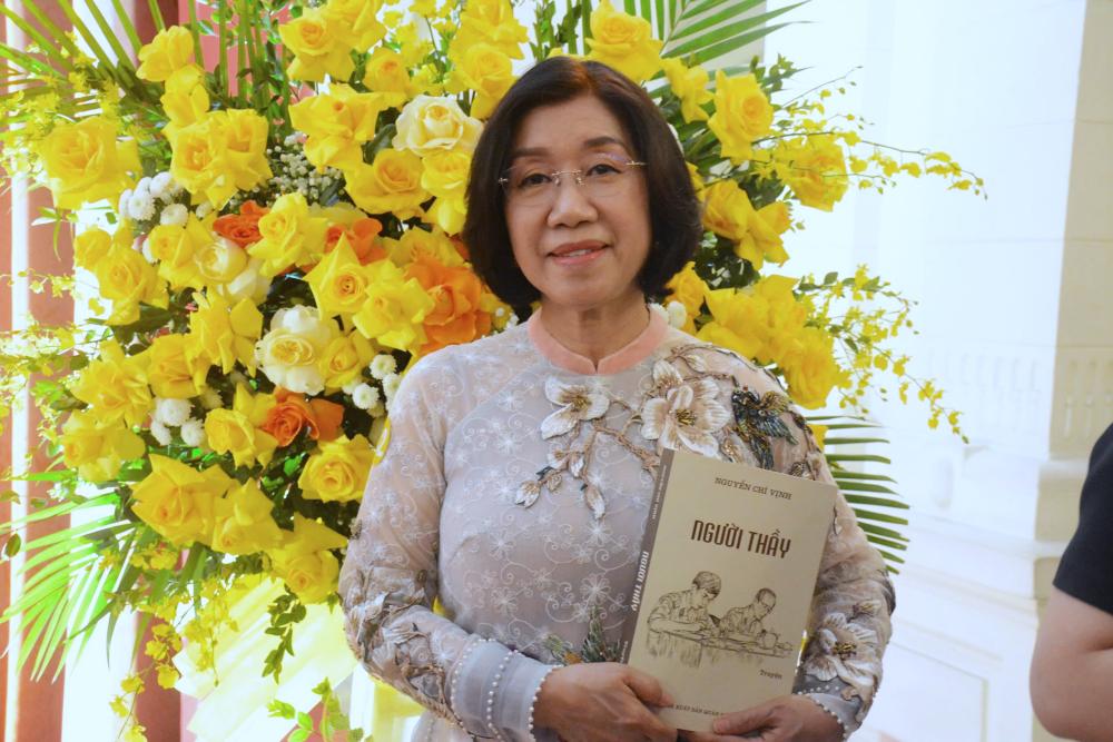 Ms. Dang Thi Minh Ngoc - wife of Senior Lieutenant General Nguyen Chi Vinh. Photo: Thuy Trang