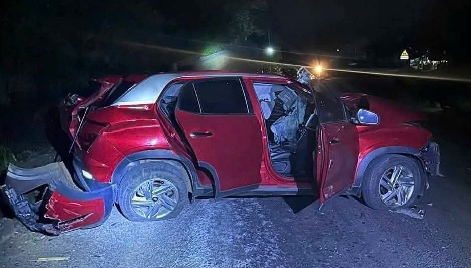 Traffic accident scene. Photo: Bao Trung