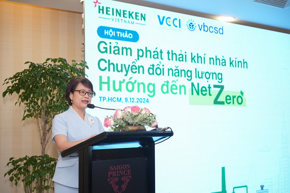 Bà Trần Ngọc Ánh - Giám đốc Ngoại vụ cấp cao Heineken Việt Nam. Ảnh: DN cung cấp