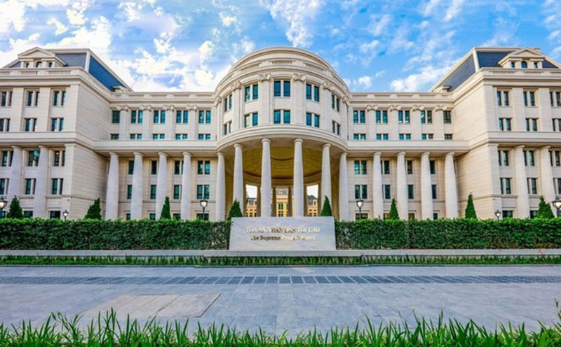 Agencies develop a project to end the activities of the Supreme People's Court Party Committee before January 15, 2025. In the photo: Supreme People's Court headquarters. Photo: VGP