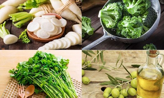 5 thực phẩm lành mạnh giàu vitamin E tốt cho sức khỏe. Đồ họa: Linh Đan