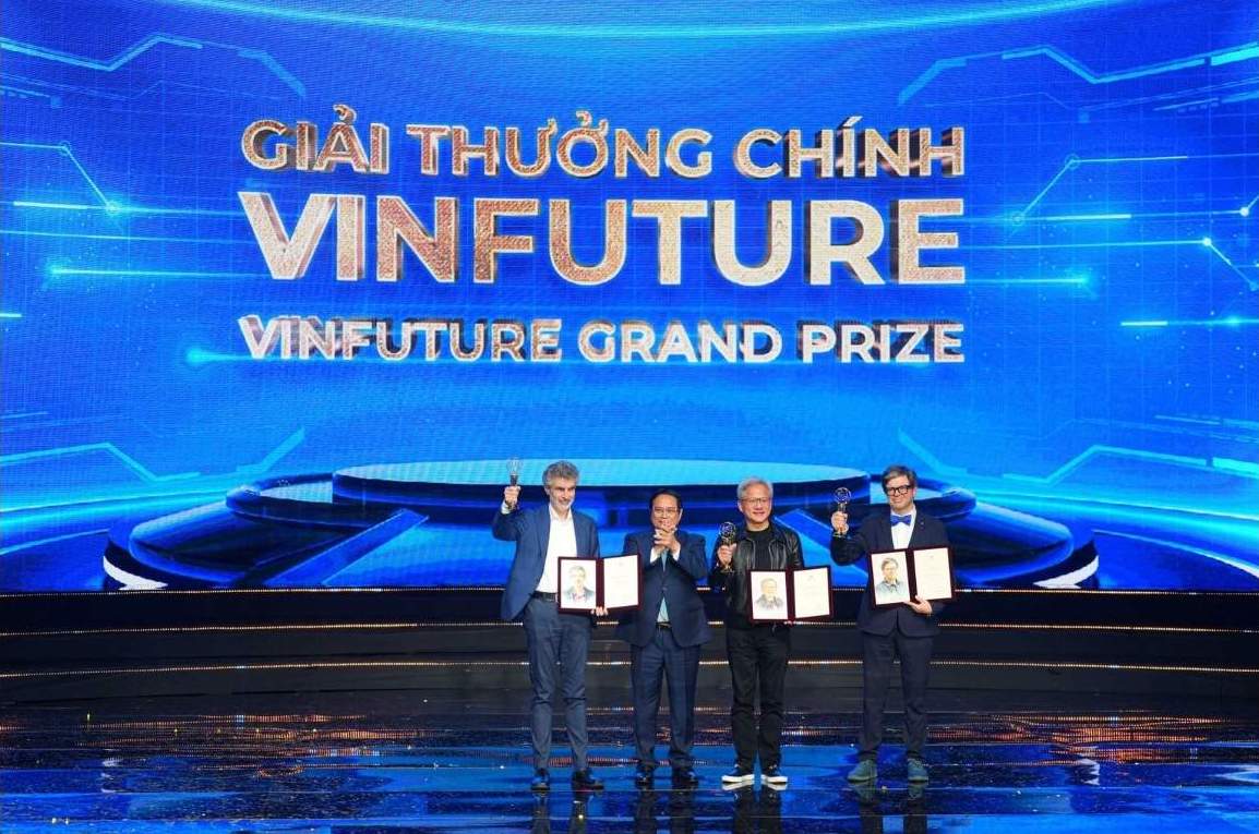 The VinFuture 2024 Main Prize honors groundbreaking contributions to advancing the advancement of deep learning. Photo: VinFuture.