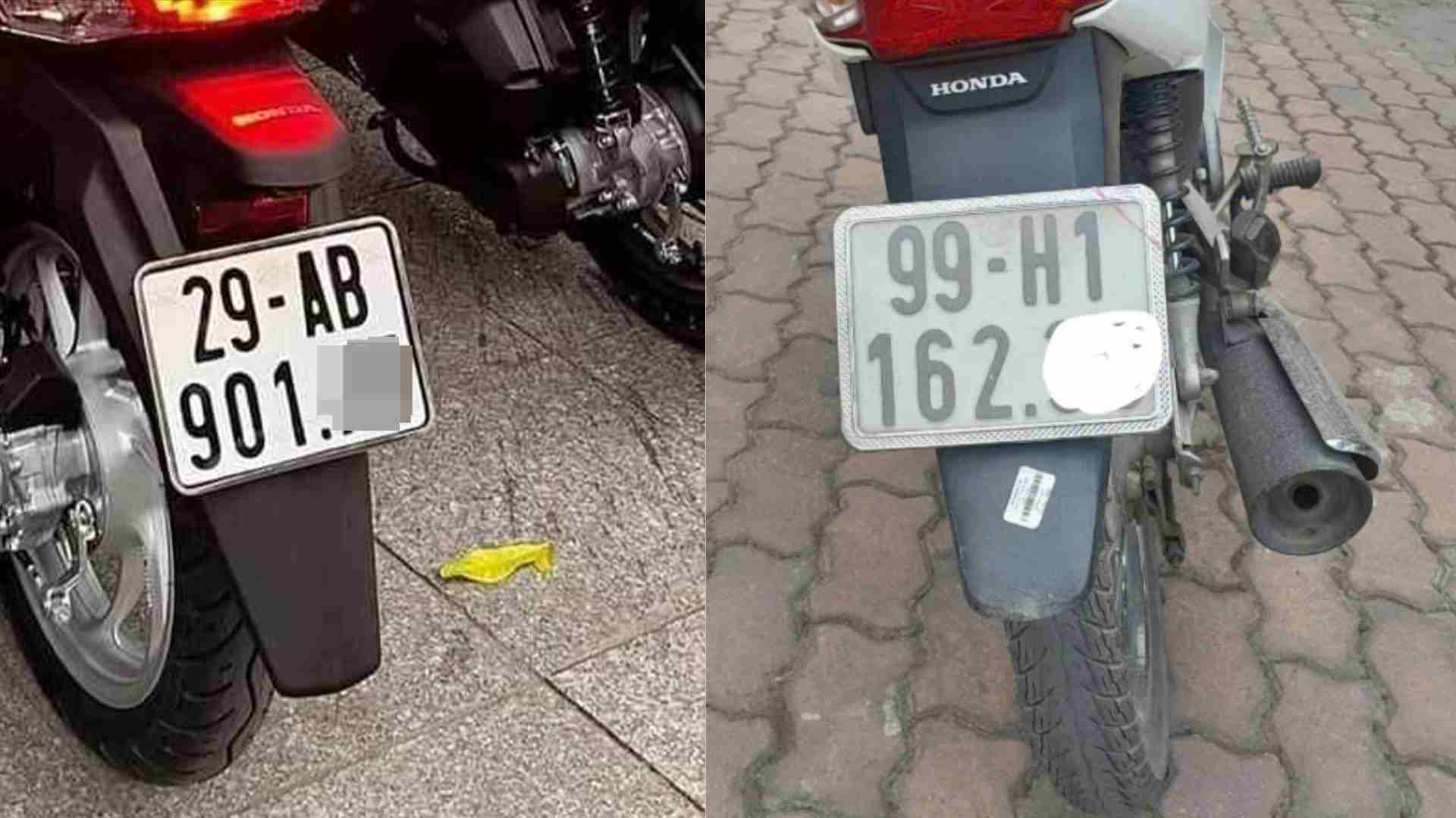 The new series of motorcycle license plates will be unified with 2 letters. Graphics: Xuyen Dong