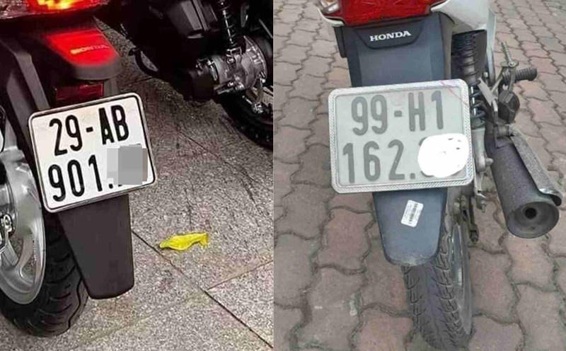 The new series of motorcycle license plates will be unified with 2 letters. Graphics: Xuyen Dong