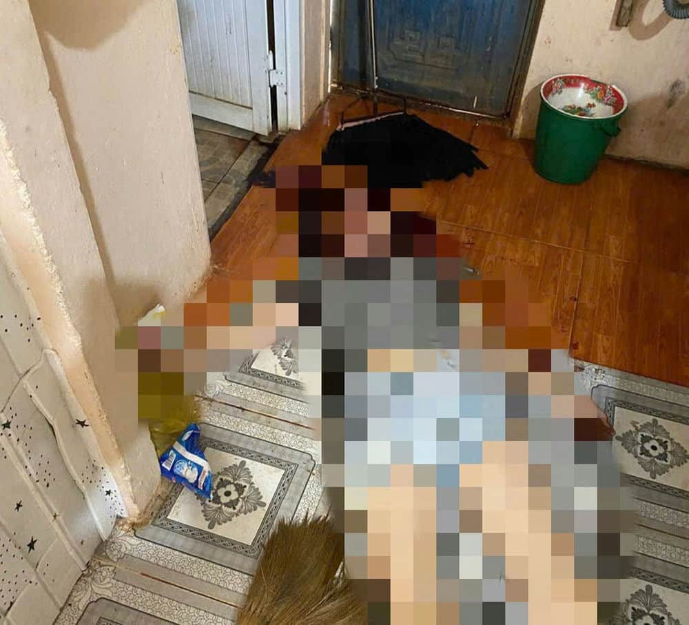 Hiện trường nơi nạn nhân tử vong. Ảnh: Người dân cung cấp 