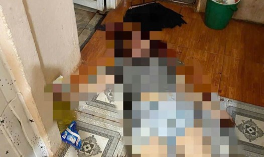 Hiện trường nơi nạn nhân tử vong. Ảnh: Người dân cung cấp