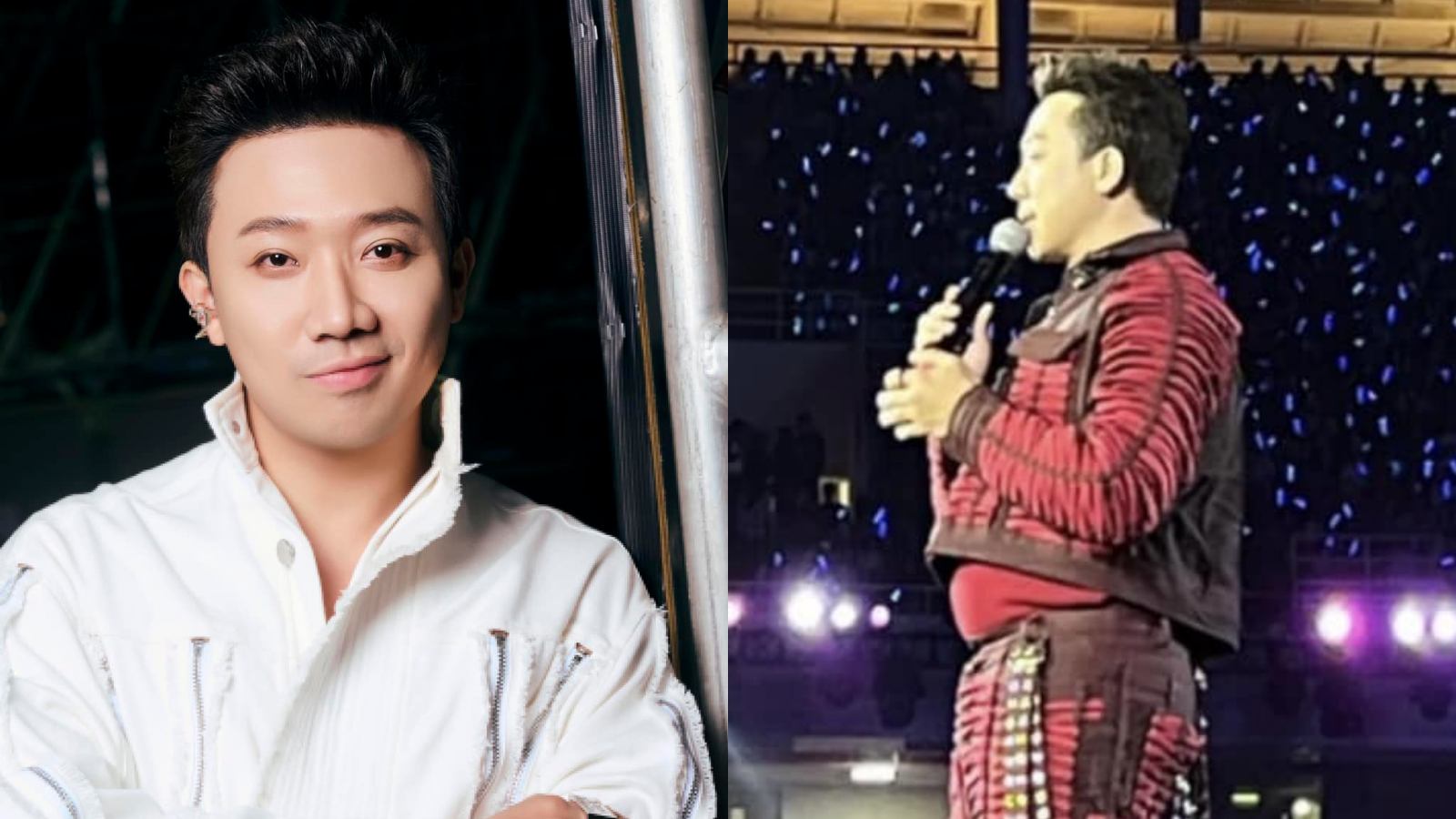 MC Tran Thanh was both amused and upset by the "disgraceful" photo. Photo: Facebook character