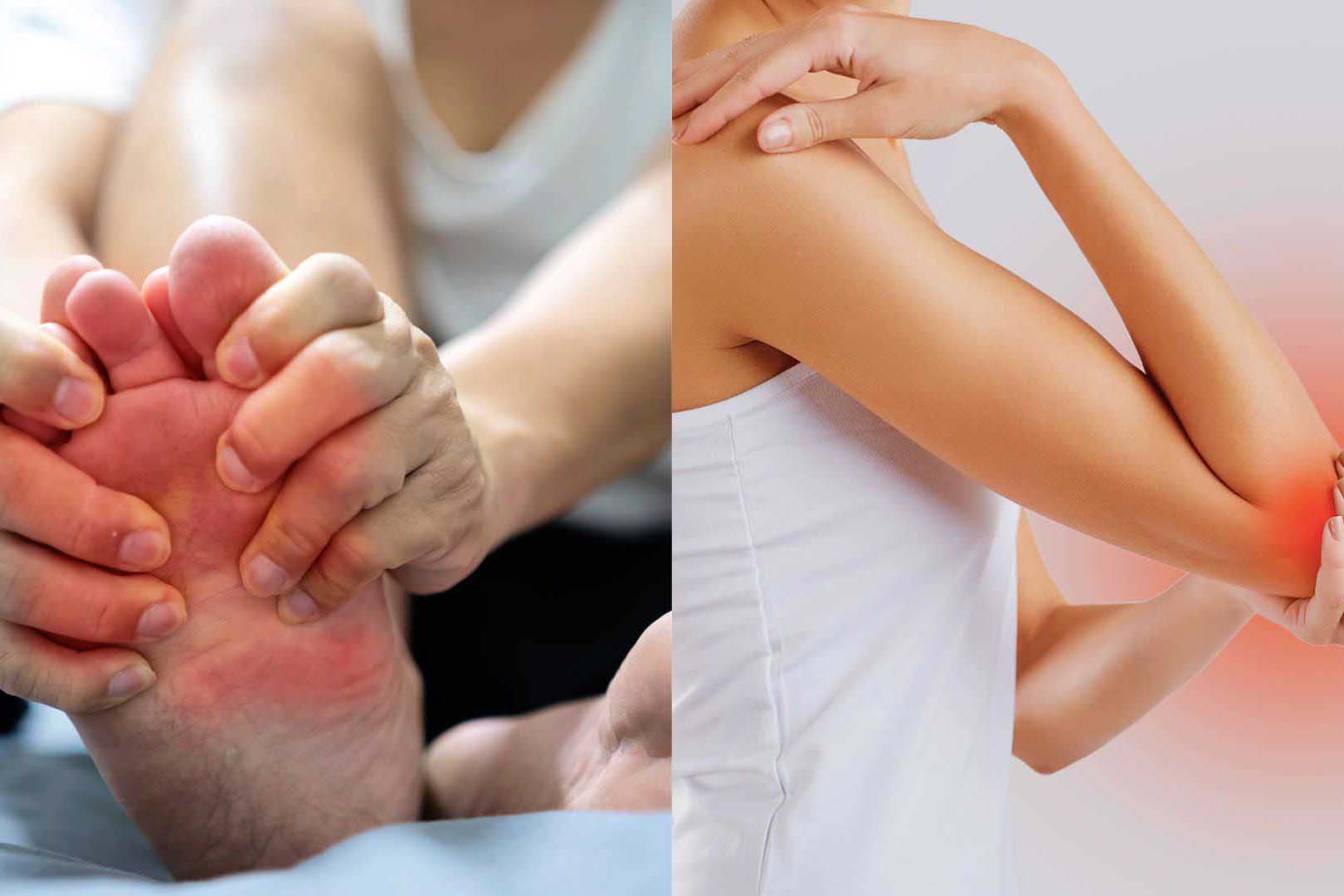 Winter can make rheumatoid arthritis symptoms worse, with increased pain and stiffness. Graphic: Dinh Dinh