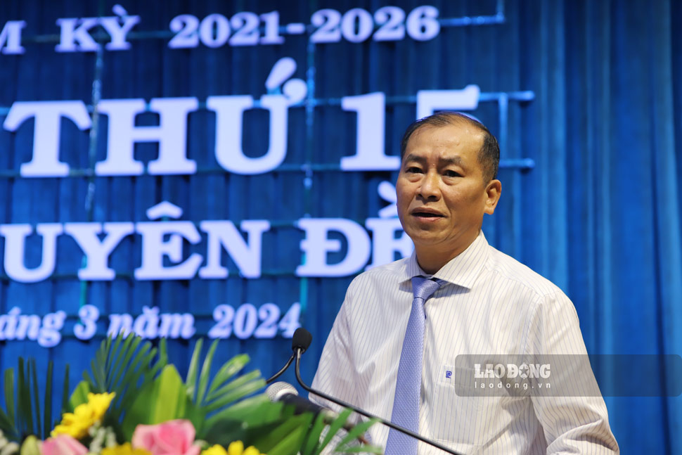 Mr. Le Minh Tuan - Director of the Department of Home Affairs of Binh Dinh province. Photo: Hoai Luan