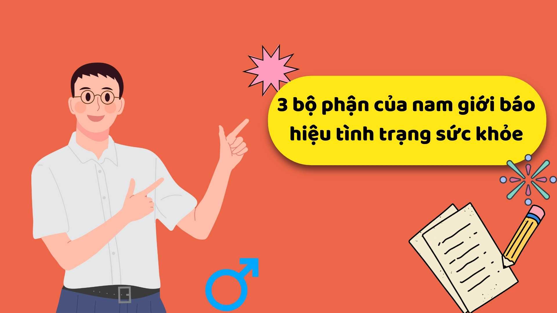 Men can determine their longevity and health through body parts. Graphics: Ha May