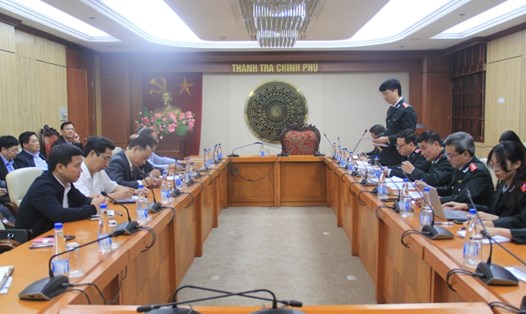 Công bố kết luận thanh tra tại Bộ Y tế. Ảnh: Thanh tra Chính phủ