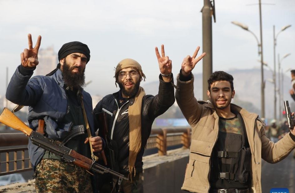Opposition groups occupy Damascus, Syria on December 8, 2024. Photo: Xinhua