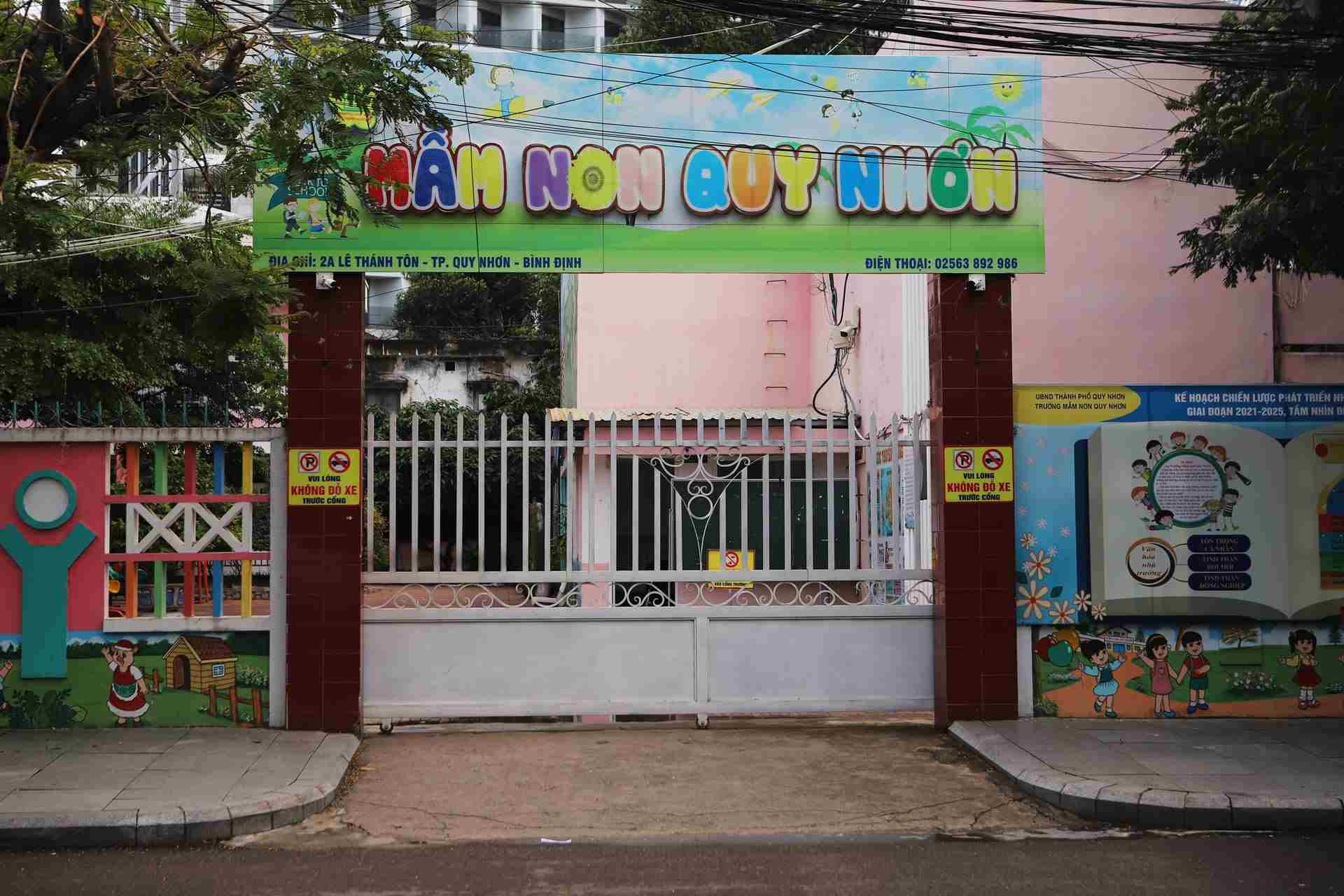 Quy Nhon City (Binh Dinh) is implementing the investment and construction of Quy Nhon Kindergarten. Photo: Phuong Thao