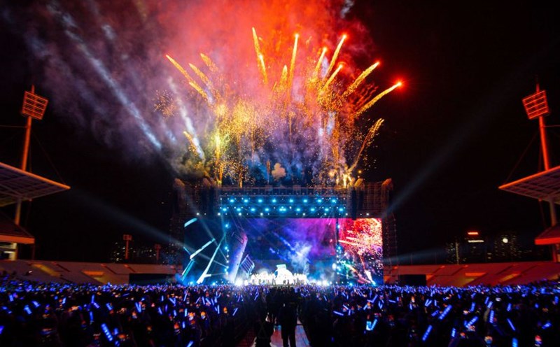 An unforgettable performance by the singer Anh trai say hi in Hanoi. Photo: Producer