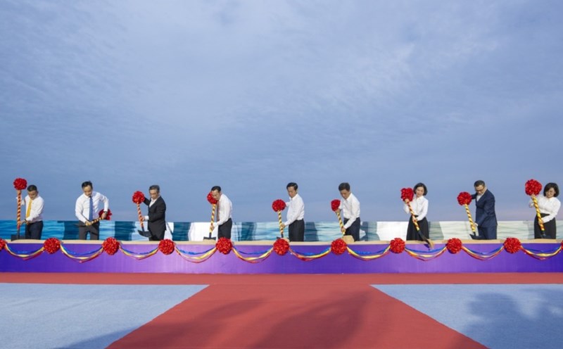 Groundbreaking ceremony of Aspira Tower in Hon Thom, Phu Quoc. Photo: Contributor