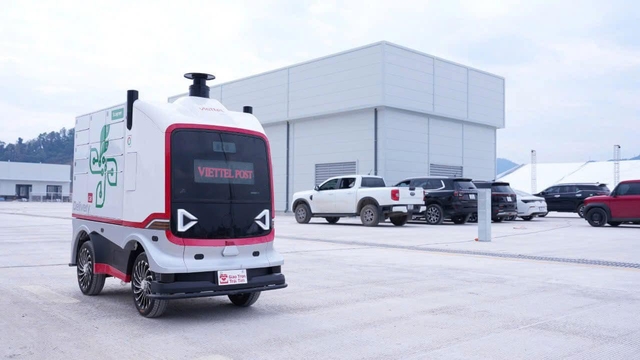 Viettel Logistics Park in Lang Son will have autonomous robots. Photo: Viettel Post