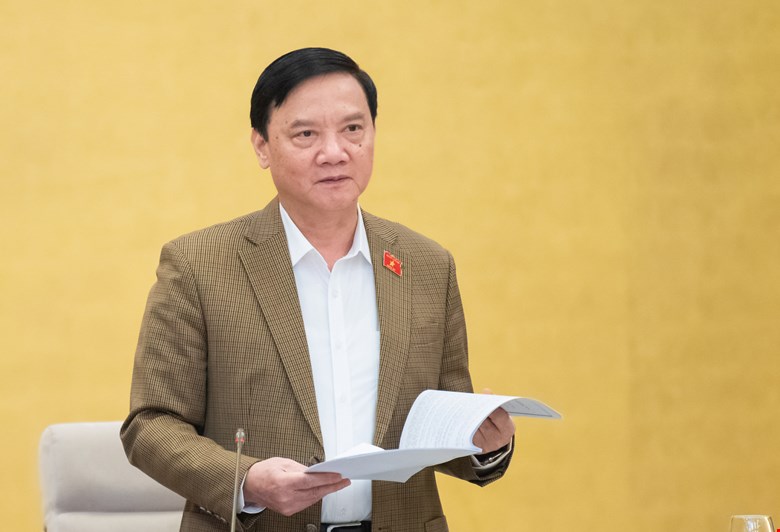 Vice Chairman of the National Assembly Nguyen Khac Dinh said it is necessary to urgently prepare for the extraordinary session in February 2025. Photo: Quochoi.vn