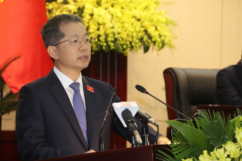 Mr. Nguyen Van Quang, Secretary of the Da Nang City Party Committee. Photo: Nguyen Linh