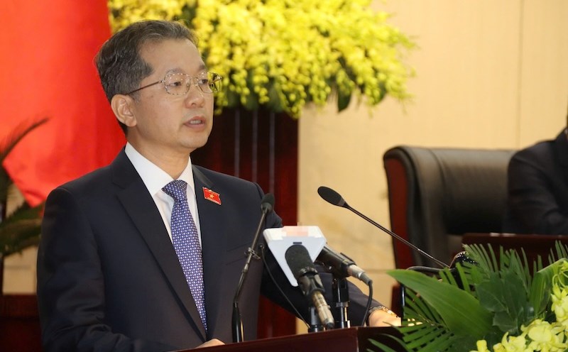 Mr. Nguyen Van Quang, Secretary of the Da Nang City Party Committee. Photo: Nguyen Linh