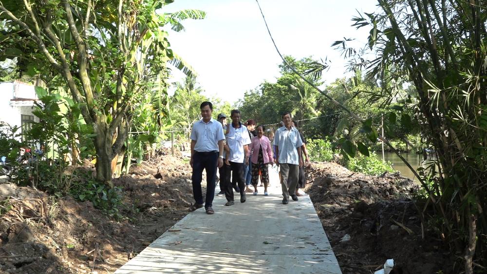 Giong Rieng has focused on investing in building infrastructure for disadvantaged areas and areas with a large population of ethnic minorities. Photo: Xuan Nhi