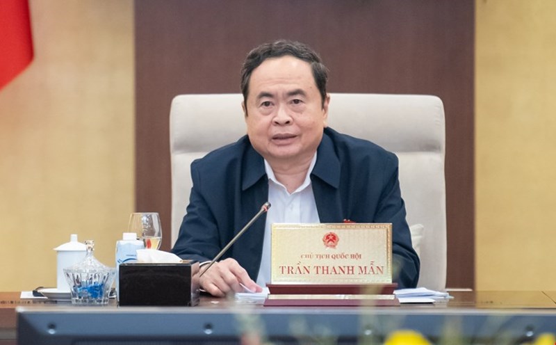 National Assembly Chairman Tran Thanh Man said that for important contents, if the Minister does not attend the meeting, the National Assembly Secretary General will immediately suspend the content, except in cases of overseas business trips. Photo: Quochoi.vn.