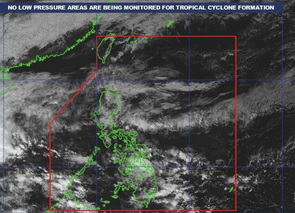 Du bao bao chua hinh thanh gan Bien Dong truoc cuoi tuan nay. Anh: PAGASA