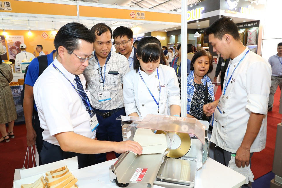 Visitors to the 2024 Vietnam International Bakery Exhibition. Photo: Provided by the company