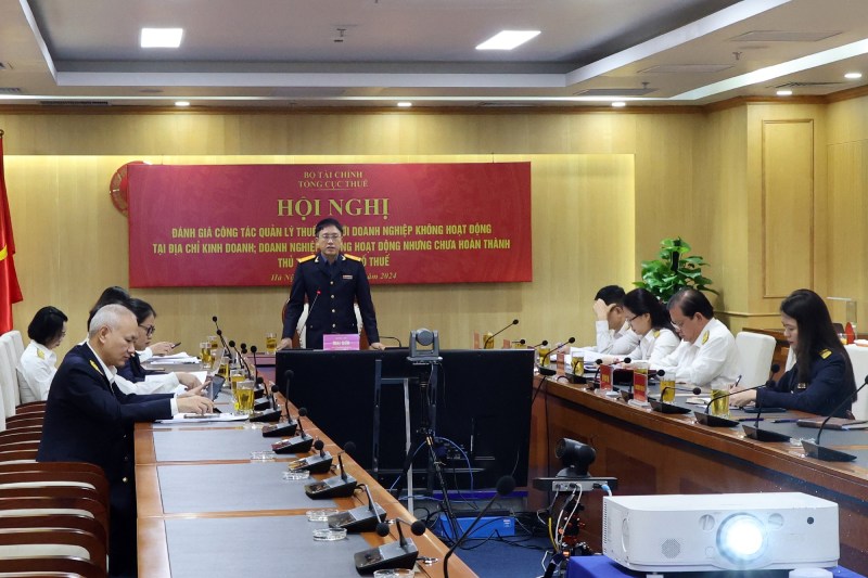 The General Department of Taxation requires strengthening the review and handling of businesses that have ceased operations but have not yet terminated their tax codes. Photo: General Department of Taxation