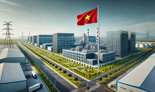 Giai đoạn đầu Khu Công nghệ cao Hà Nam tập trung thu hút công nghệ cao trong các lĩnh vực: trí tuệ nhân tạo, điện tử - bán dẫn, công nghệ sinh học và y dược, công nghệ vật liệu mới. Ảnh minh họa thực hiện bởi AI