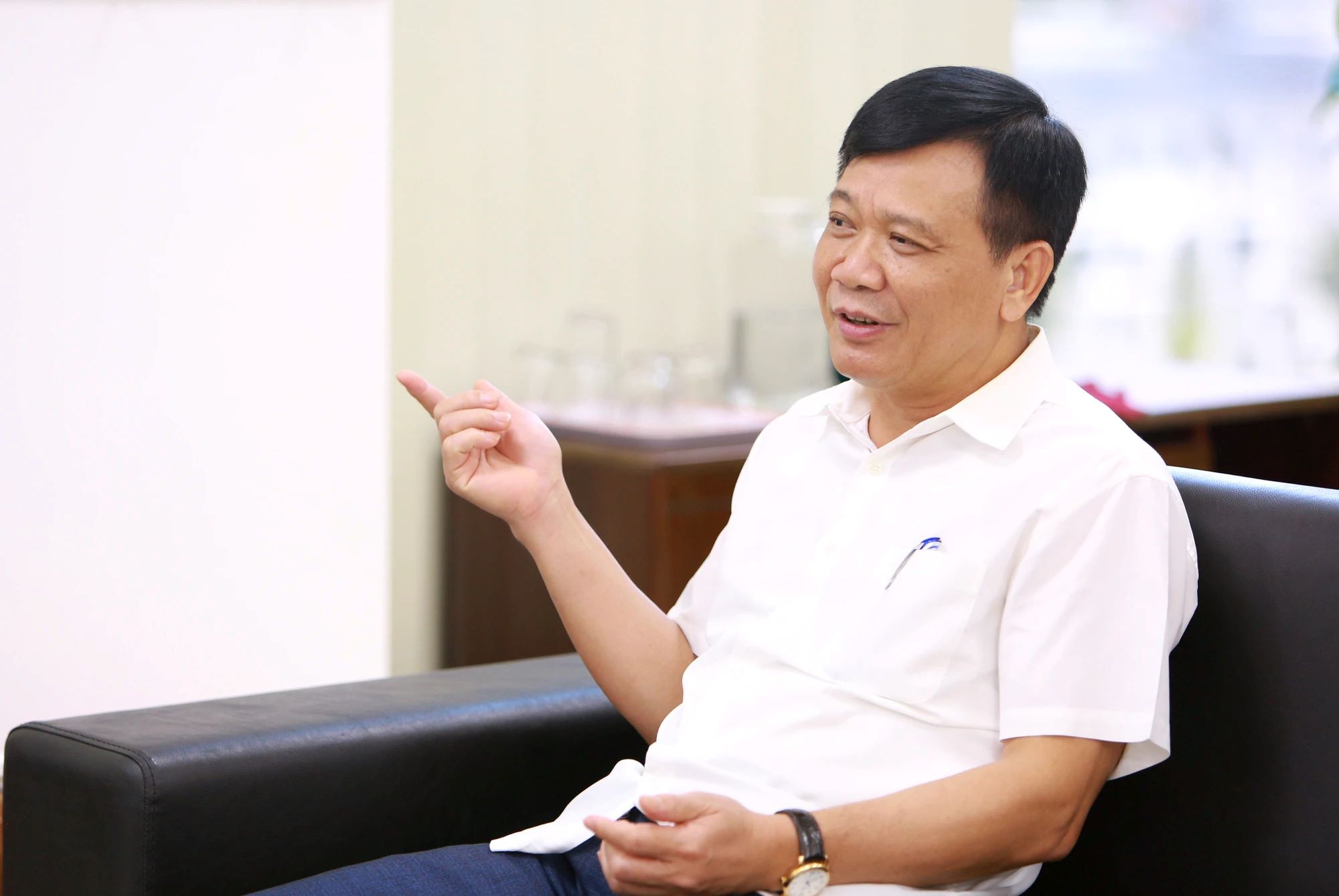 Mr. Do Huu Quyet - Director of Thanh Hoa Department of Information and Communications: Digital transformation is an inevitable requirement, creating a foundation for AI applications. Photo: Dang Trung