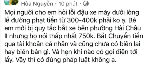 People complain about paying fines through personal account numbers. Photo: Screenshot