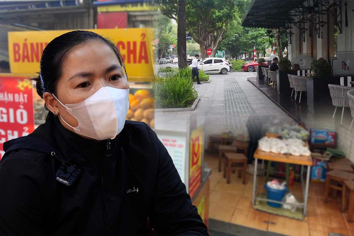 Small business premises, people look forward to the day of sidewalk rental