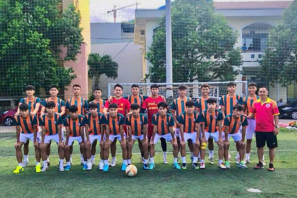 Binh Dinh U19 Football Team. Photo: Binh Dinh Sports Training and Competition Center