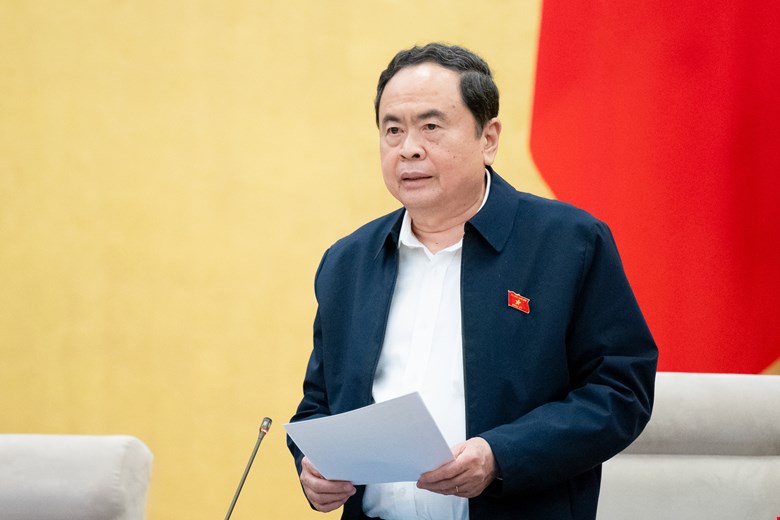 National Assembly Chairman Tran Thanh Man requested to ensure that work is carried out smoothly and without interruption before, during and after the arrangement and merger. Photo: Quochoi.vn