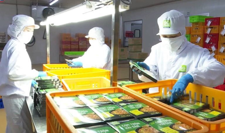 1,900 workers of Saigon Food Company will be taken care of by the company for Tet with the amount of 32 billion VND. Photo: Duc Long