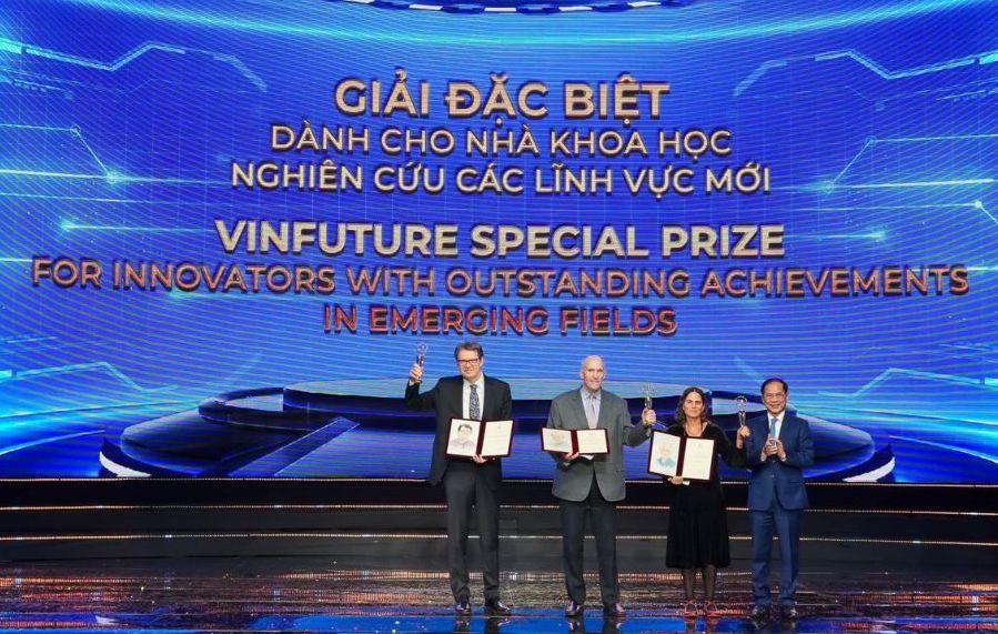 The VinFuture Prize opens up opportunities for international exchange and cooperation, narrowing the gap between Vietnamese science and technology and the world. Photo: VinFuture
