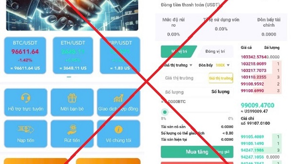 Người dân cần cảnh giác khi tham gia các sàn tiền ảo. Ảnh: CA Hà Nội