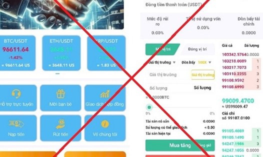 Người dân cần cảnh giác khi tham gia các sàn tiền ảo. Ảnh: CA Hà Nội