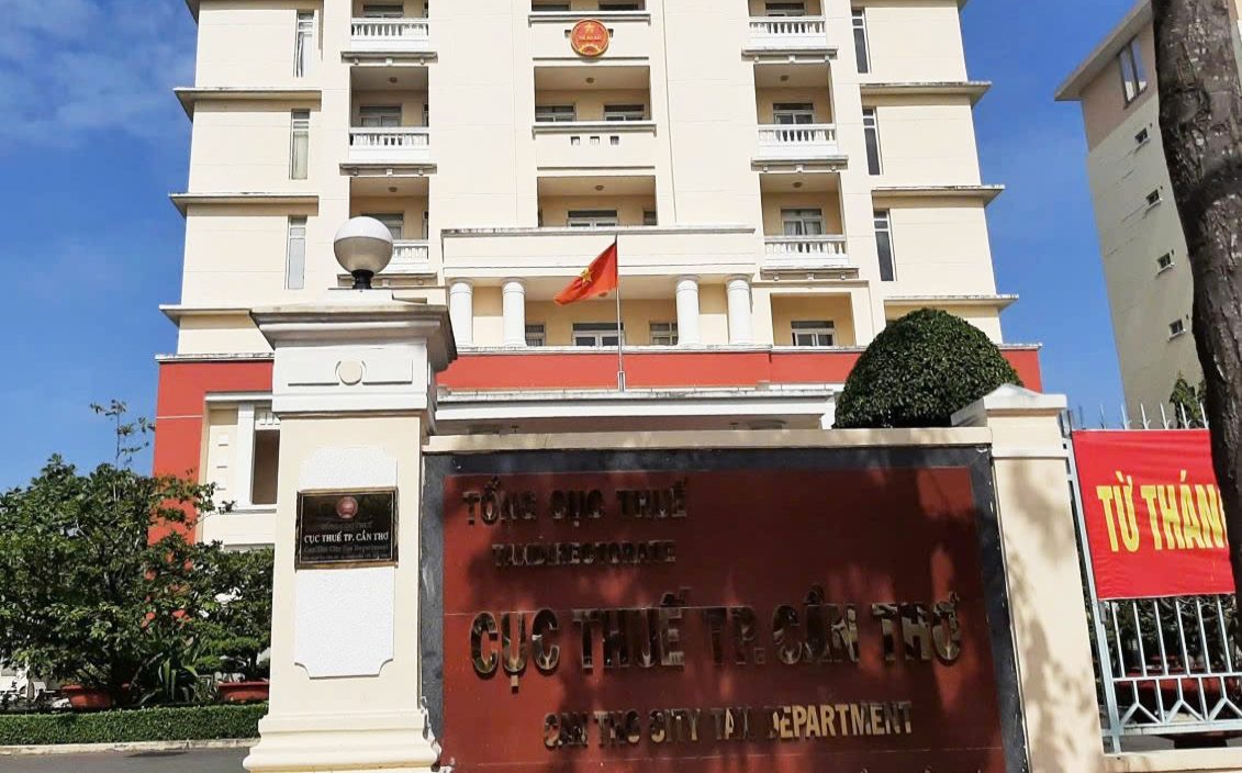Can Tho City Tax Department. Photo: Ta Quang